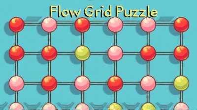 Flow Grid Puzzle